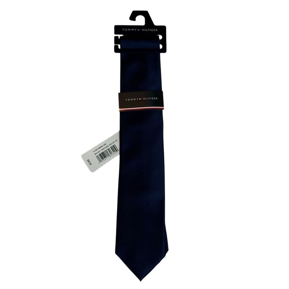 Tommy Hilfiger Navy Blue Tie NEW WITH TAGS